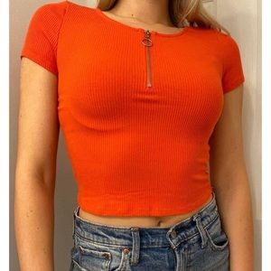 Garage crop top